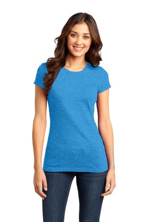 Women's Fitted Very Important Tee - Heather Bright Turquoise