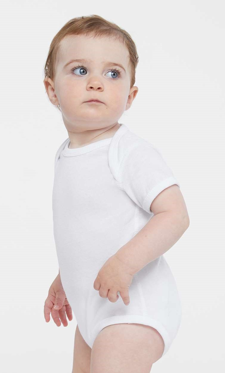 Infant Fine Jersey Bodysuit - White