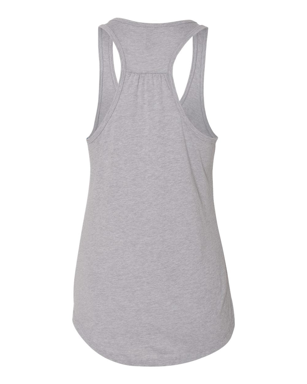 Women's Gathered Racerback Tank - Heather Gray