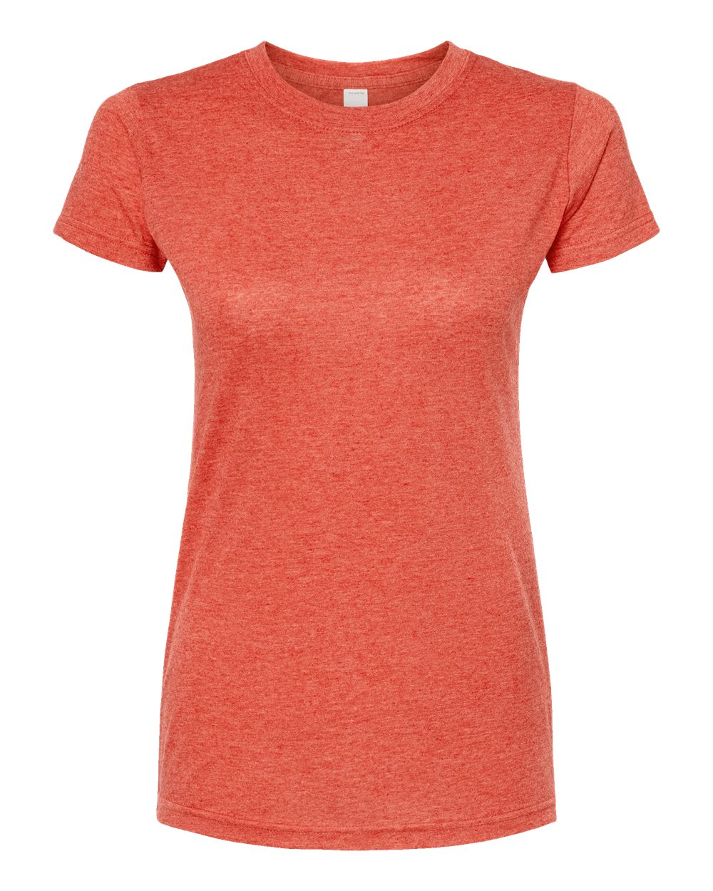 Women's Poly-Rich Slim Fit Tee - Heather Orange