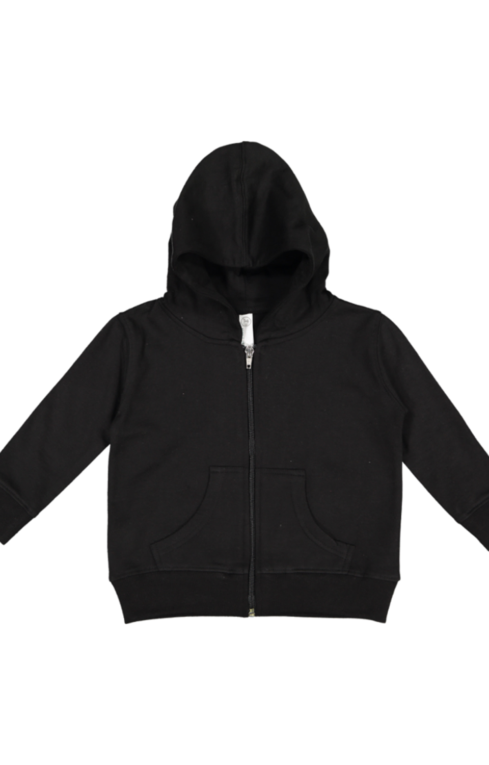 Toddler Zip Fleece Hoodie - Black