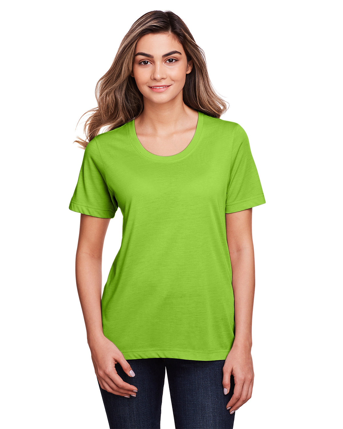 Women's Fusion ChromaSoft��� Performance T-Shirt - Acid Green