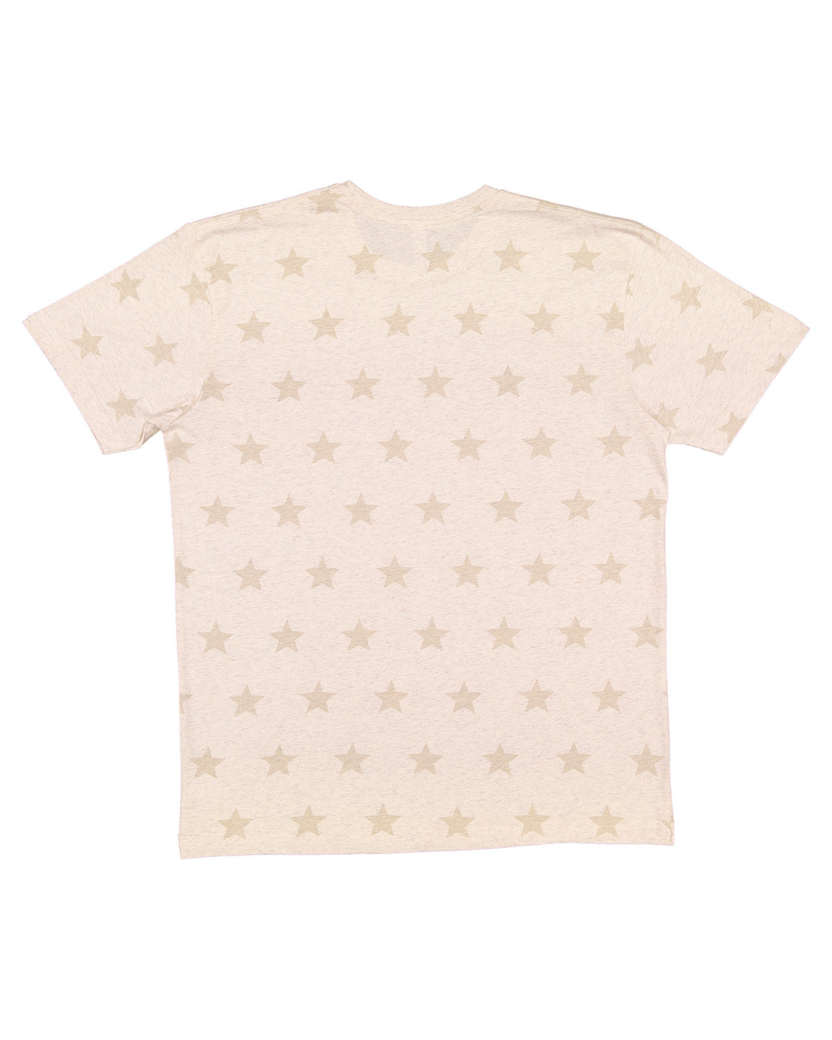 Unisex Star Print T-Shirt - Natural Heather Star