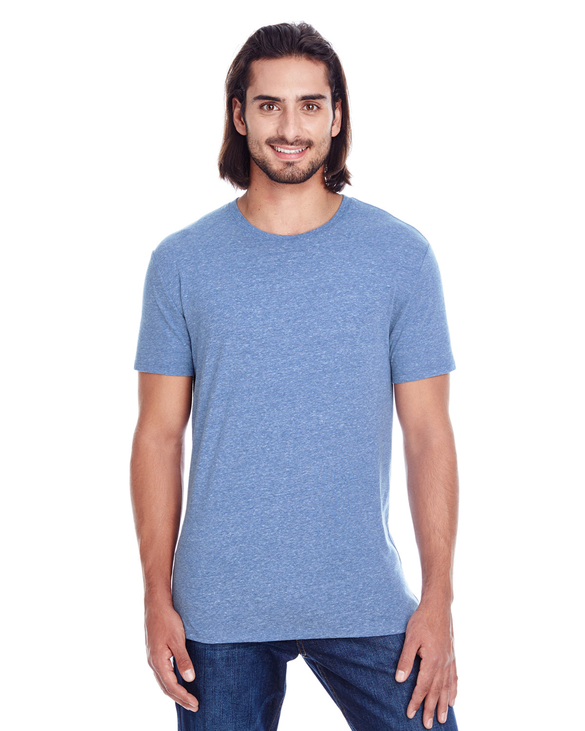 Unisex Triblend Short-Sleeve T-Shirt - Navy Triblend