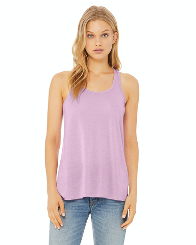 Women's Flowy Racerback Tank - Lilac