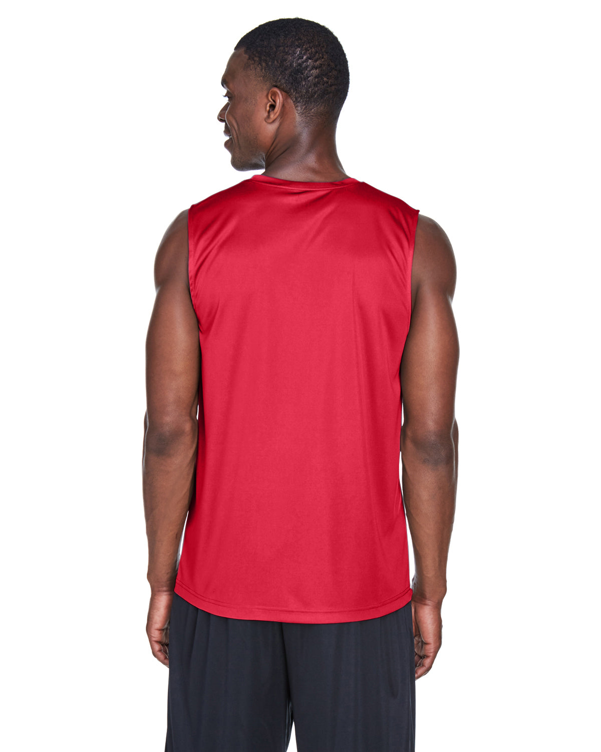Men's Zone Performance Muscle T-Shirt - Sport Red