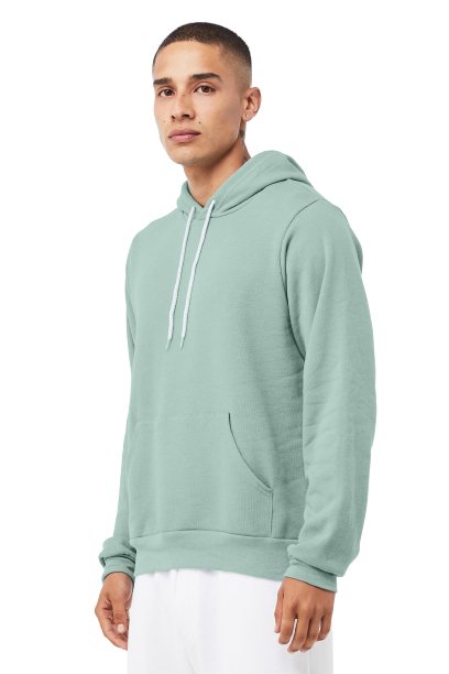 Unisex Sponge Fleece Pullover Hoodie - Dusty Blue