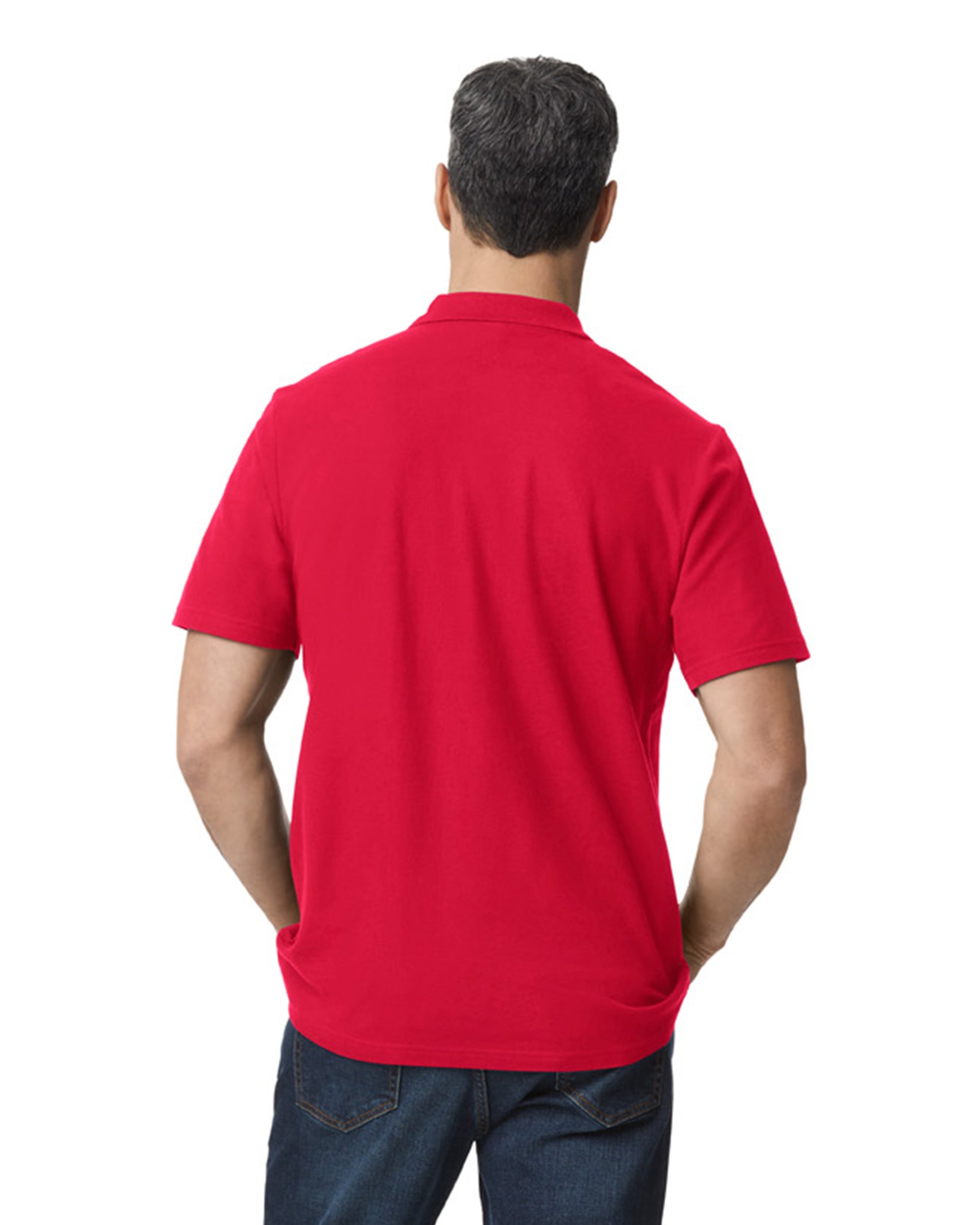 Softstyle Unisex Pique Polo - Red