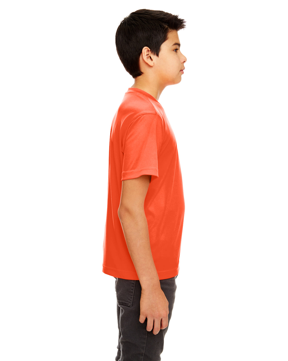 Youth Cool & Dry Sport Performance Interlock T-Shirt - Orange