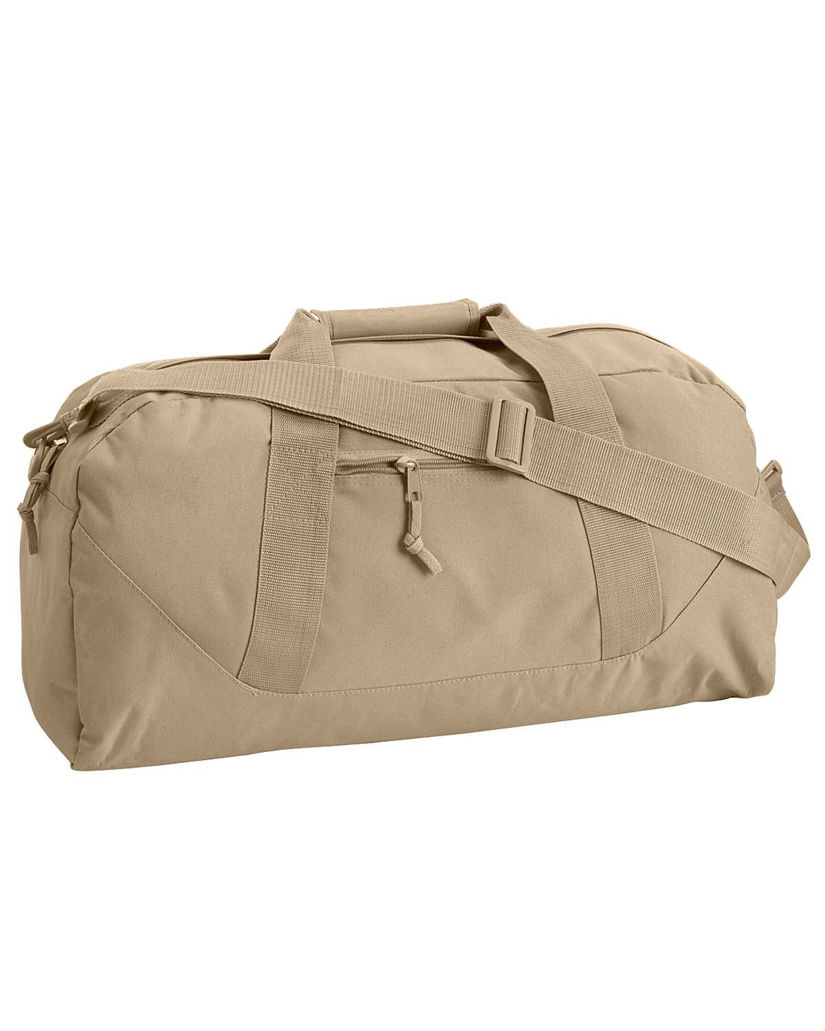 Large Square Duffel - Light Tan