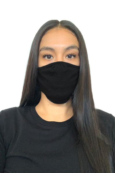 48 Pack - Next Level Unisex Eco Performance Face Cover - Black