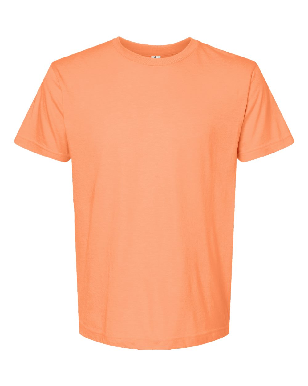 Unisex Fine Jersey Tee - Heather Cantaloupe