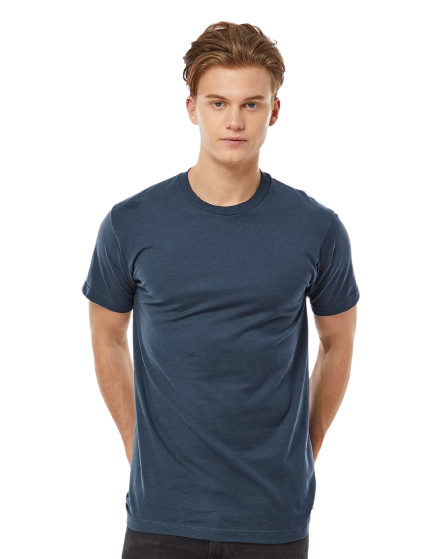 Unisex Fine Jersey Tee - Indigo