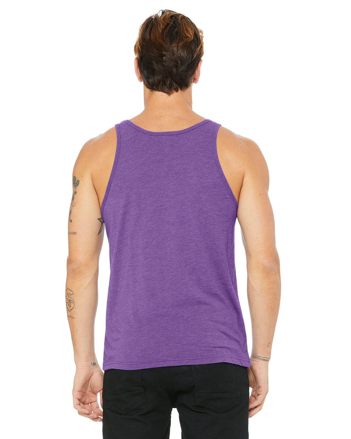 Unisex Jersey Tank - Purple Triblend