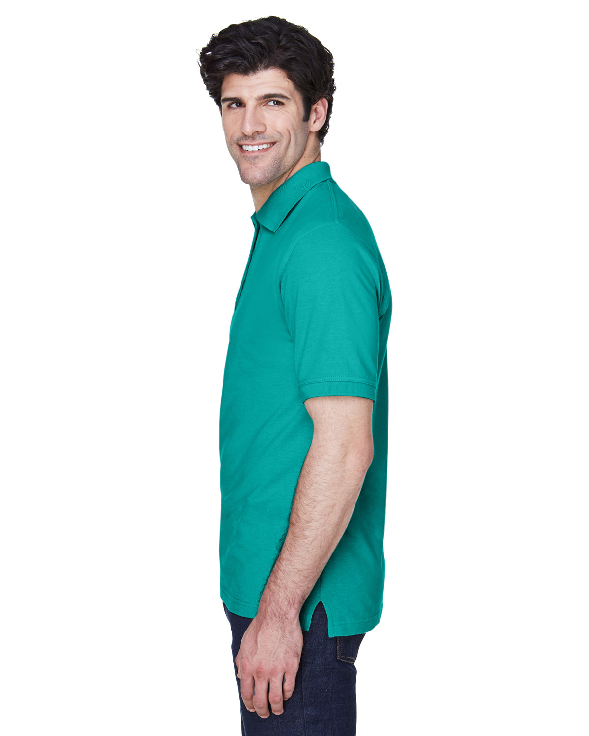 Men's Classic Piqu�� Polo - Jade