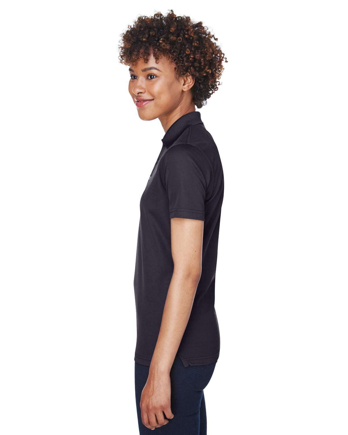 Women's Cool & Dry Mesh Piqué Polo - Black