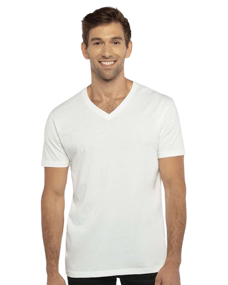 Men's Cotton V - White