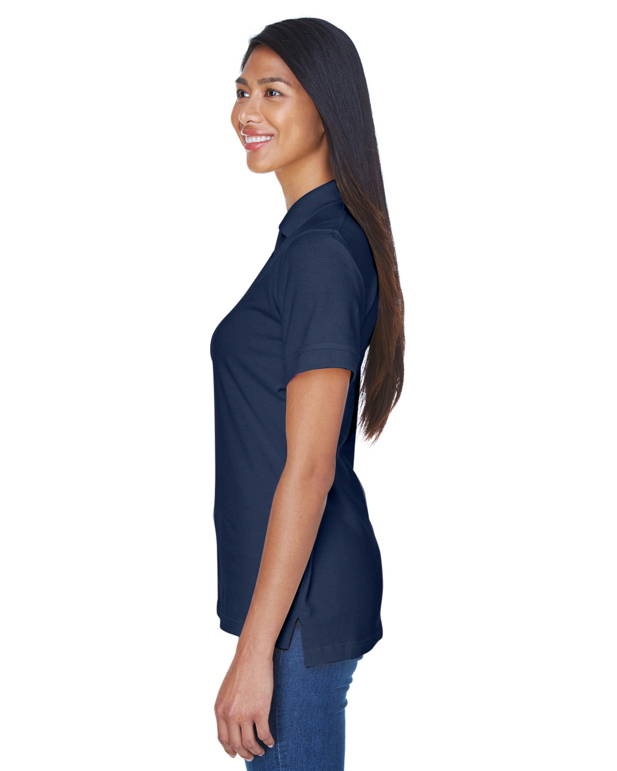 Women's Classic Piqué Polo - Navy