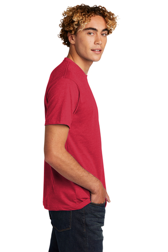 Unisex CVC Crewneck T-Shirt - Red