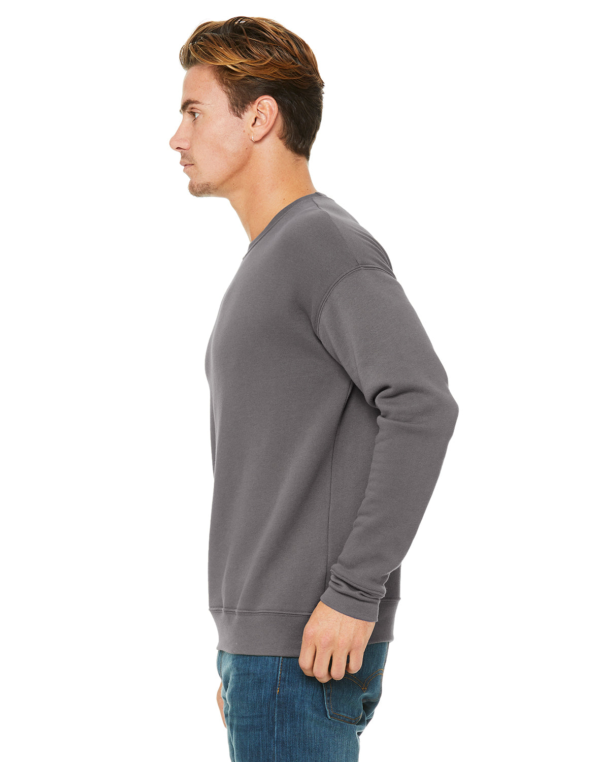 Unisex Drop Shoulder Fleece - Storm