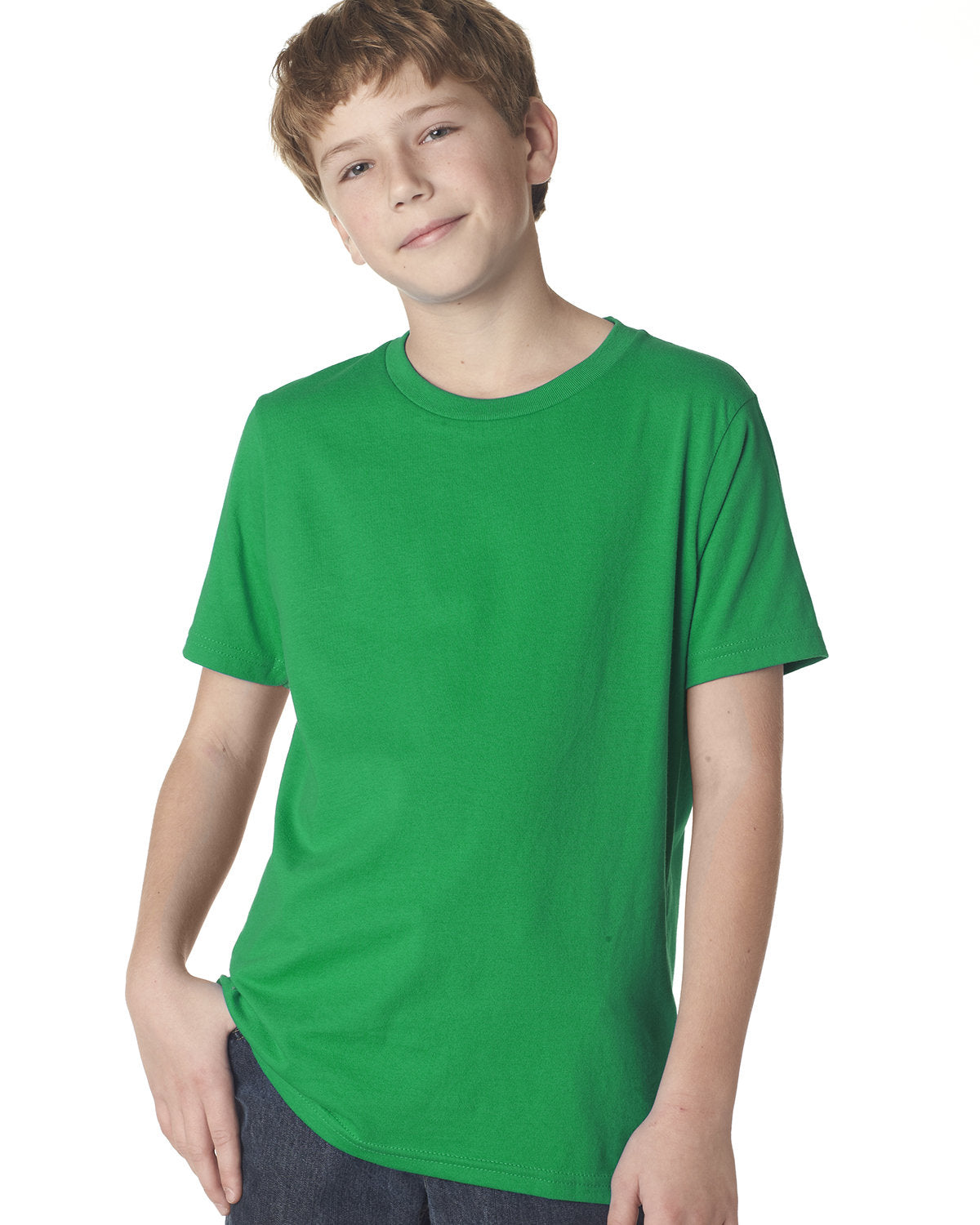 Youth Cotton Crew - Kelly Green