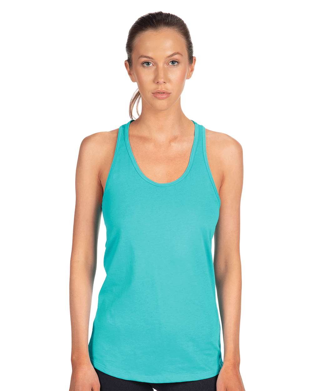 Women's Ideal Racerback Tank - Tahiti Blue