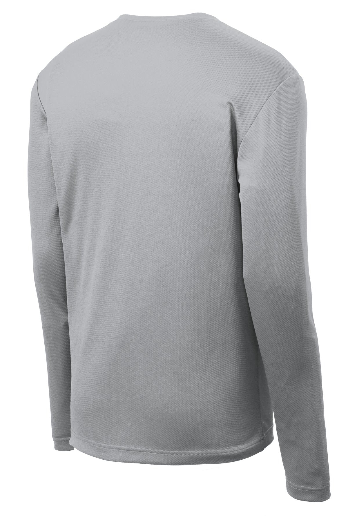 Unisex PosiCharge RacerMesh Long Sleeve Tee - Silver