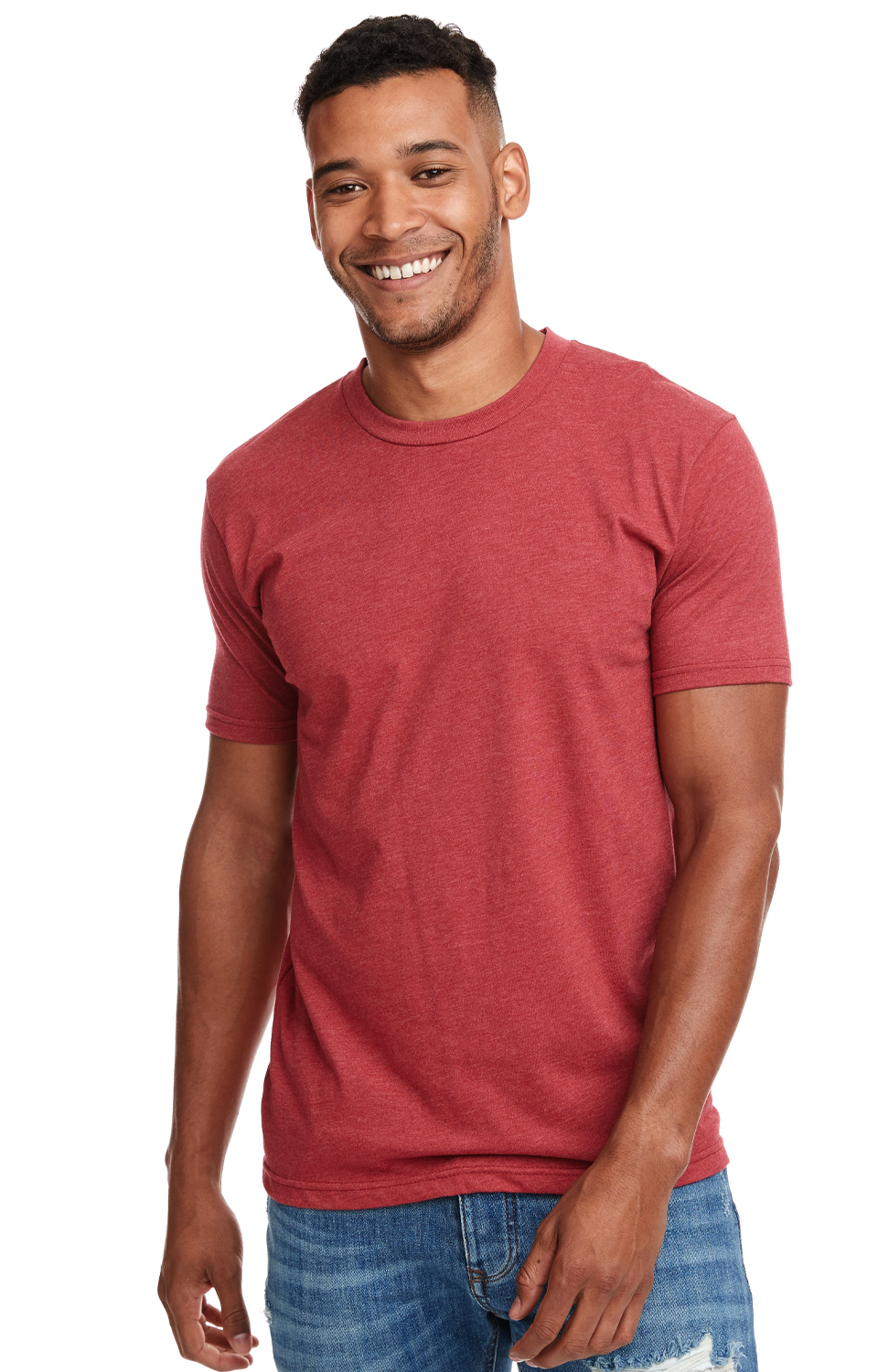Unisex CVC Crewneck T-Shirt - Cardinal