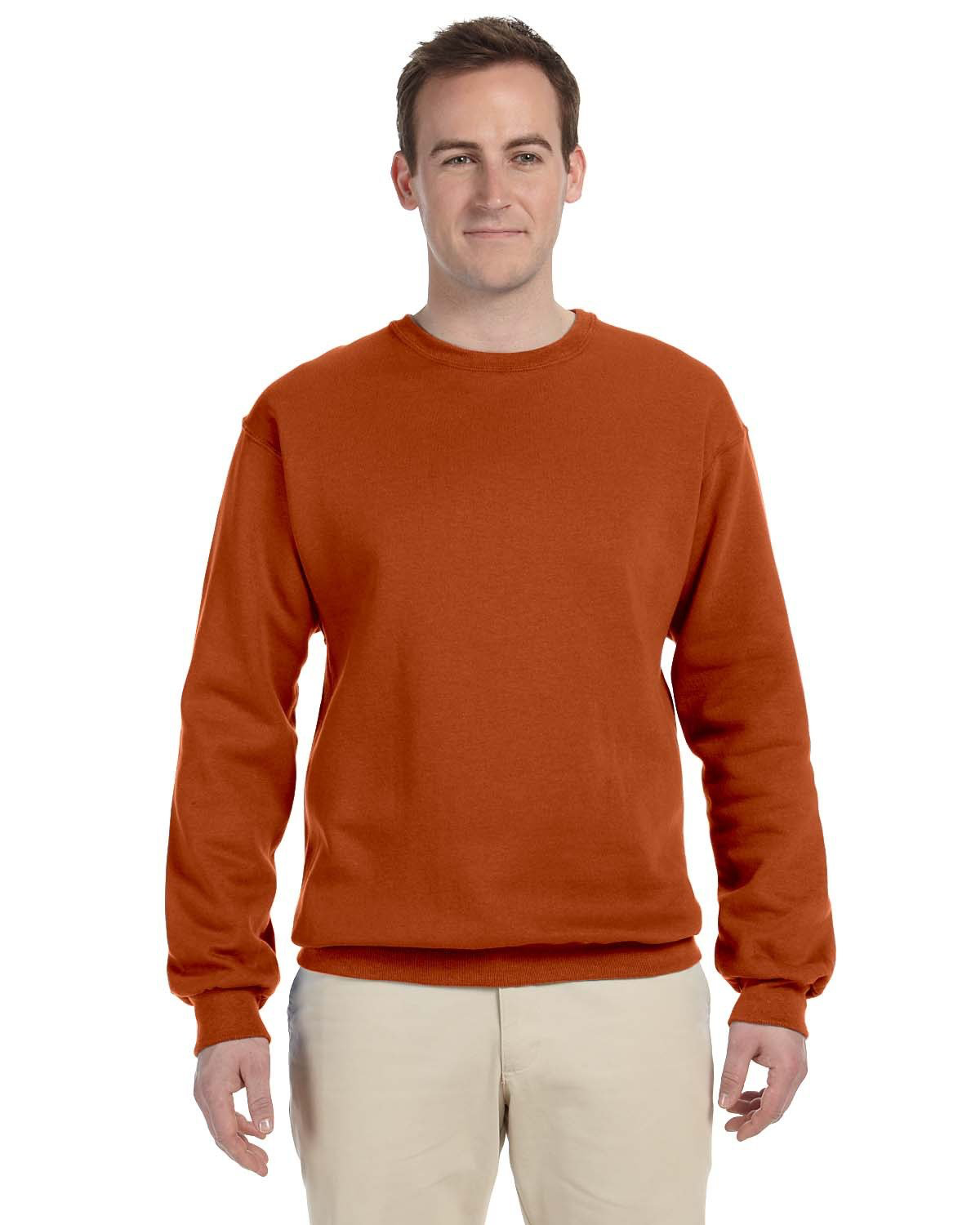 Unisex NuBlend® Fleece Crew - Texas Orange