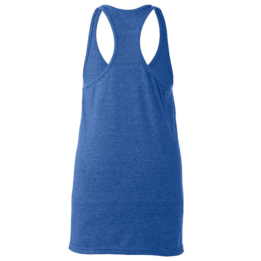Women's Slim Fit Poly-Rich Racerback Tank - Heather Royal