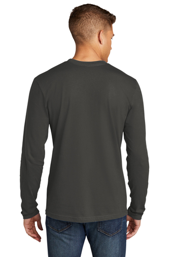 Men's Cotton Long-Sleeve Crew - Heavy Metal