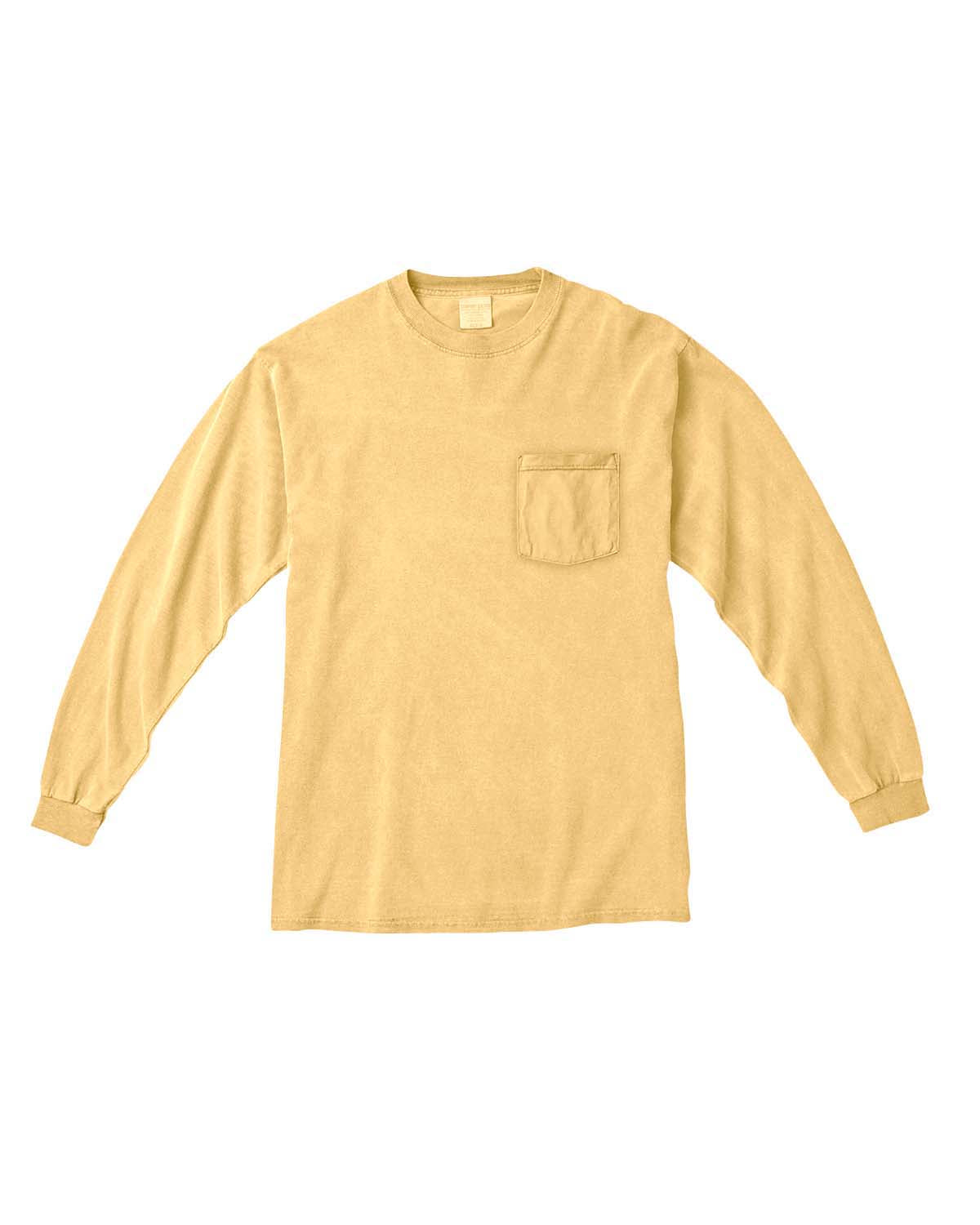 Unisex Heavyweight RS Long-Sleeve Pocket T-Shirt - Butter