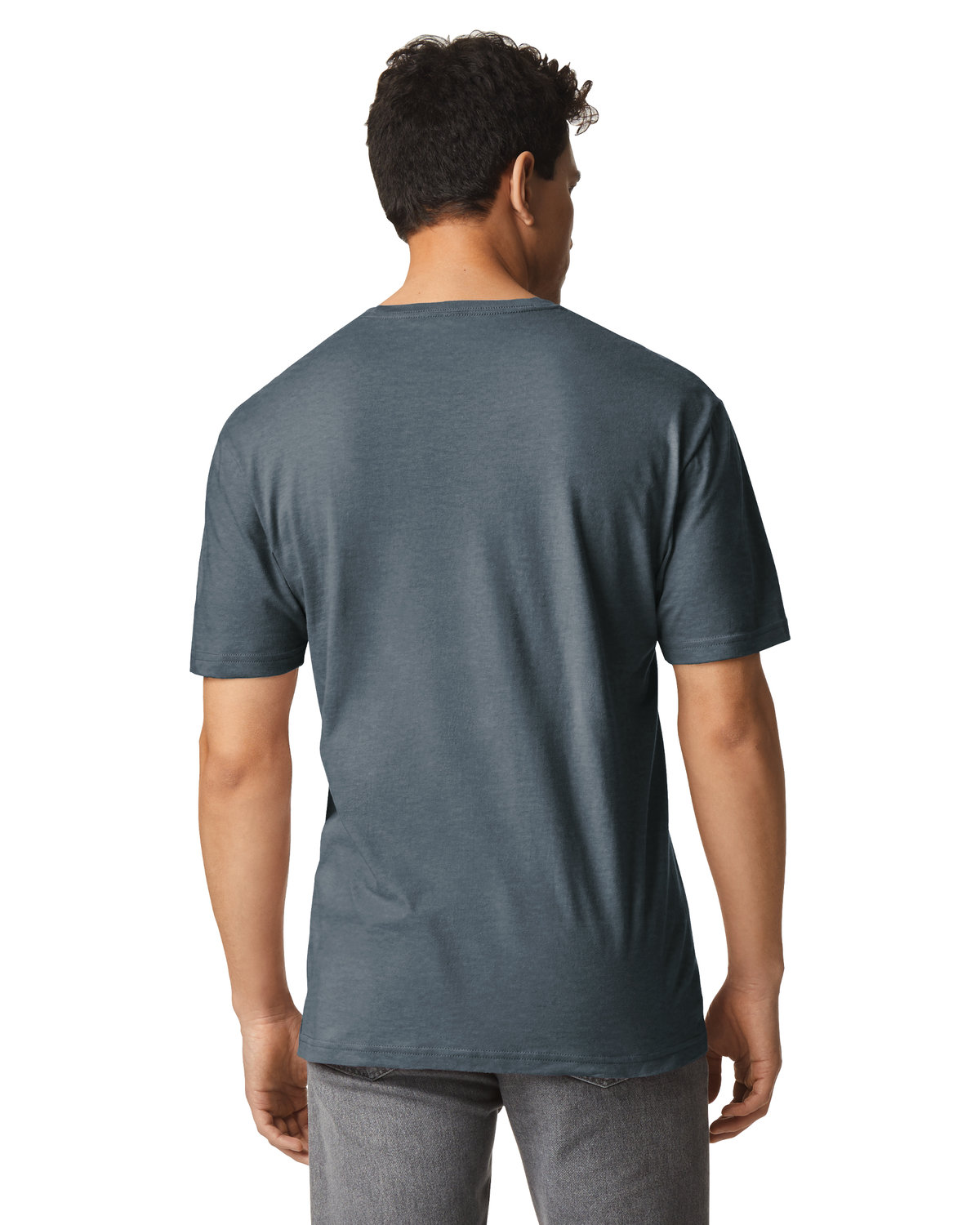 Light Cotton T-Shirt - Heather Navy