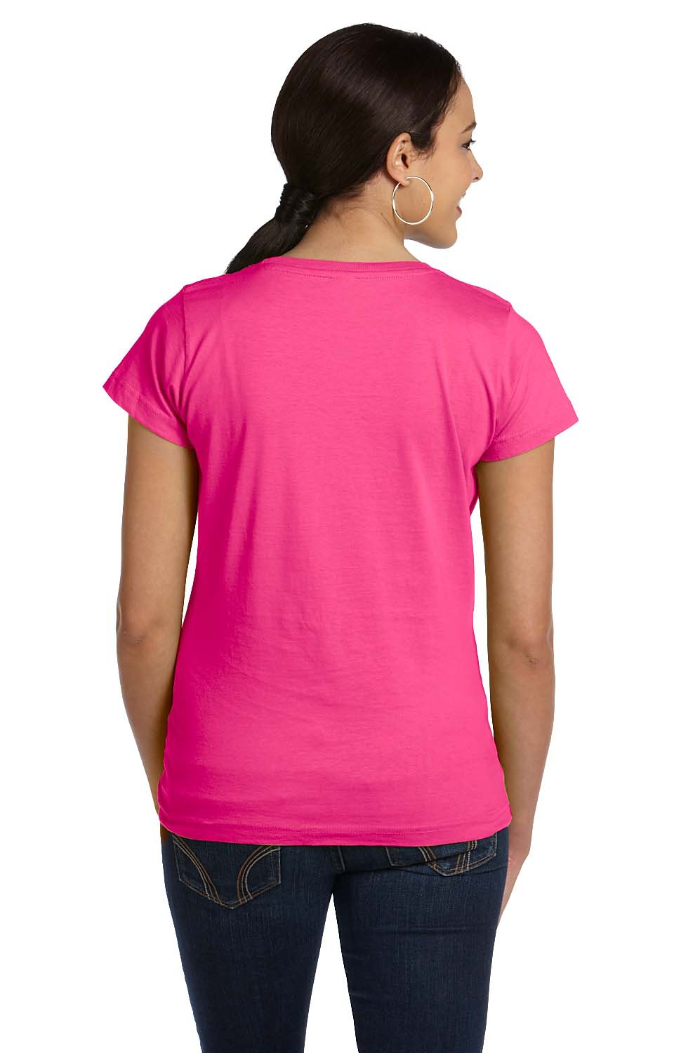 Women's Fine Jersey T-Shirt - Hot Pink