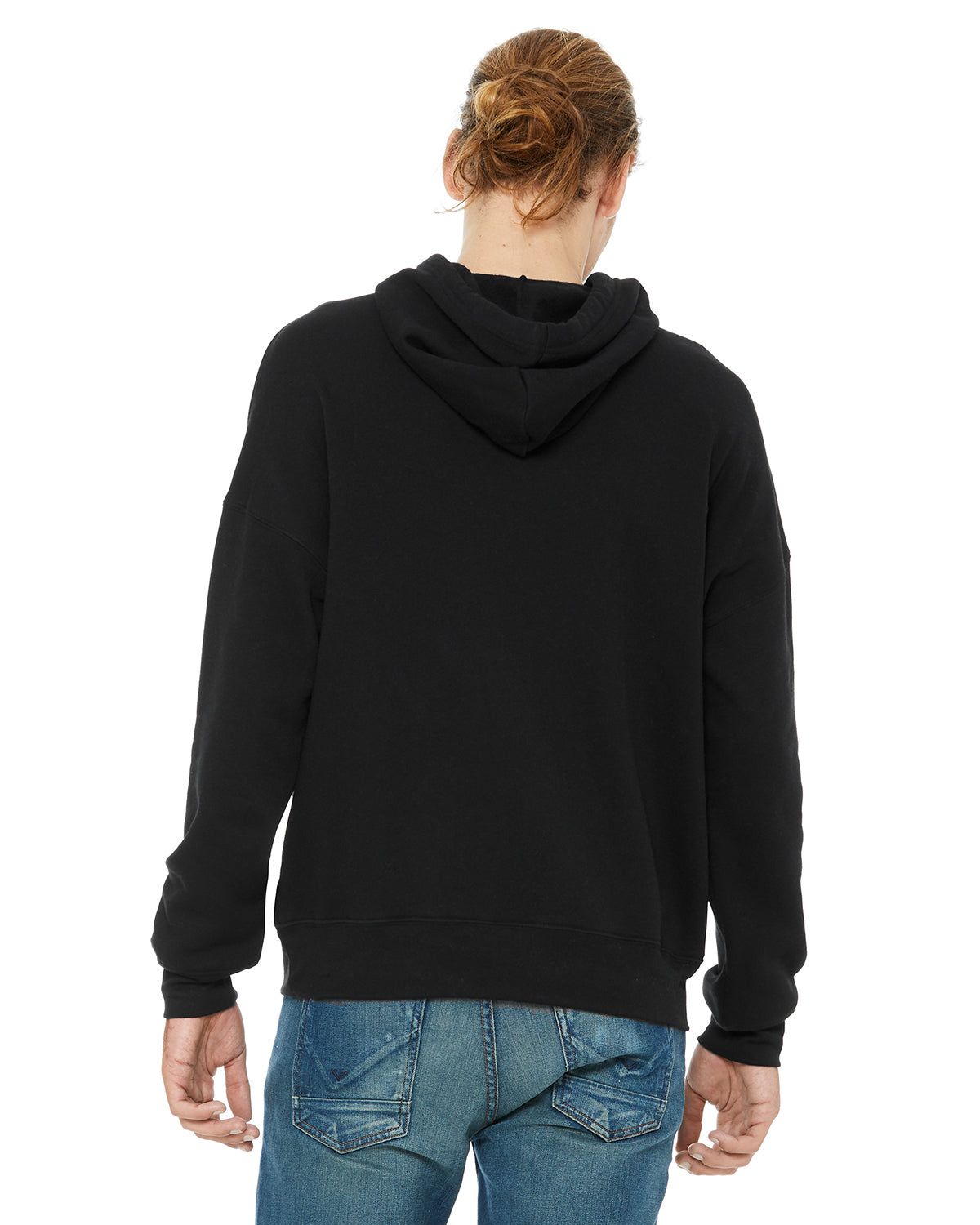 Unisex Sponge Fleece Pullover DTM Hoodie - Black