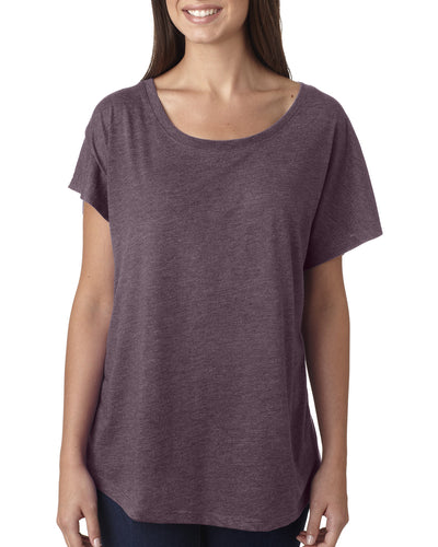 Women's Triblend Dolman - Vintage Purple