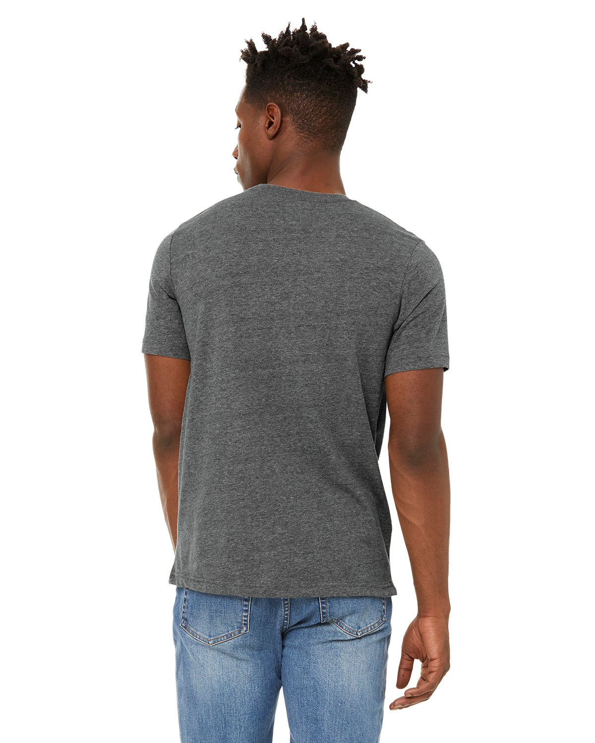 Unisex Sueded T-Shirt - Heather Deep