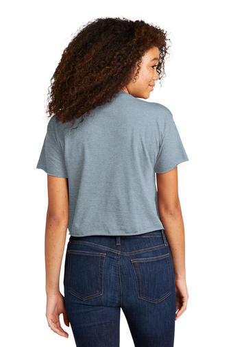 Women's Festival Cali Crop T-Shirt - Stonewash Denim