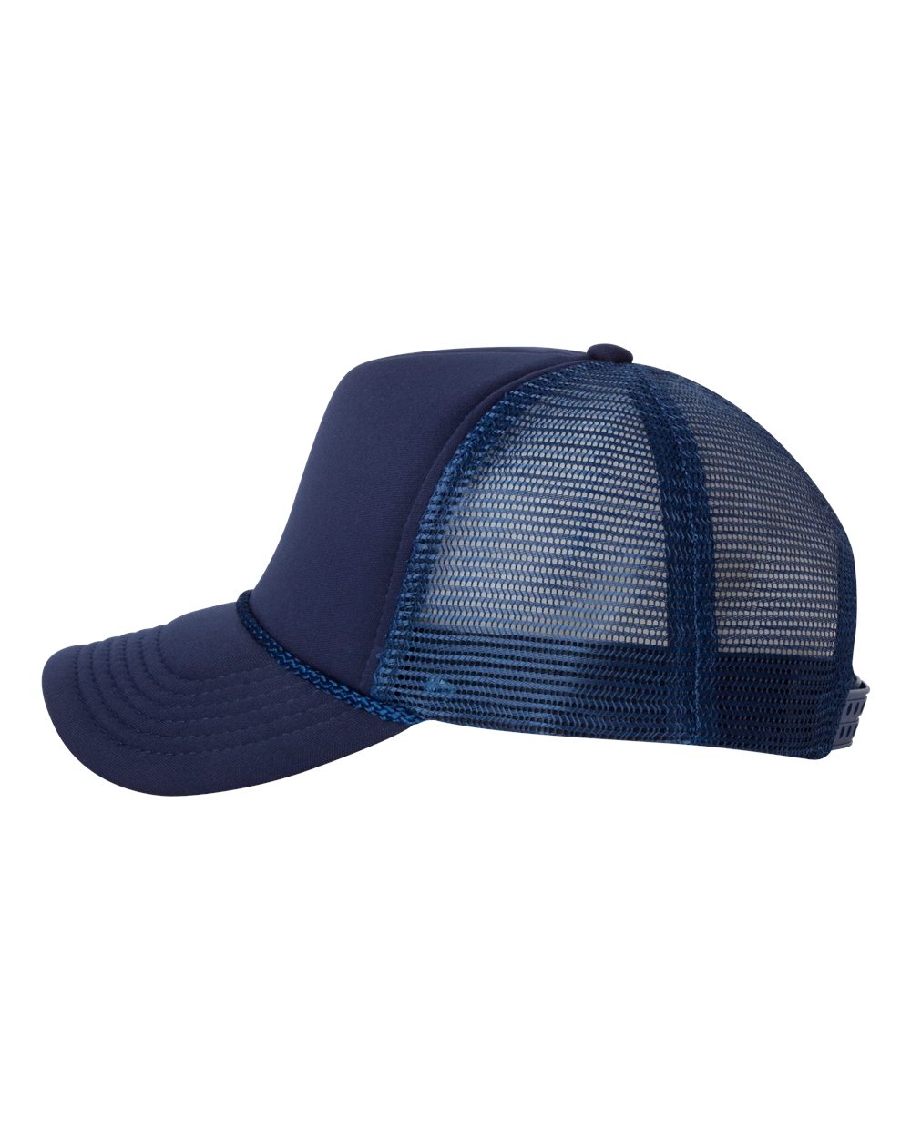 Foam Mesh-Back Trucker Cap - Navy / Navy