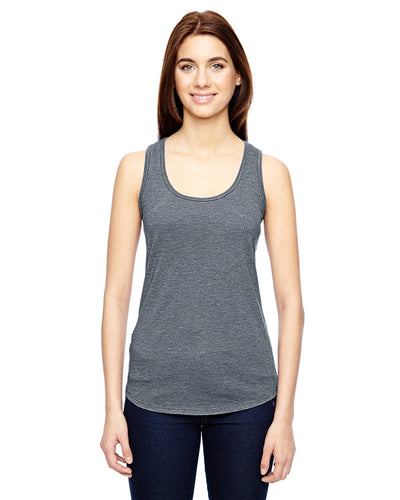 Women's Triblend Racerback Tank - Heather Graphite