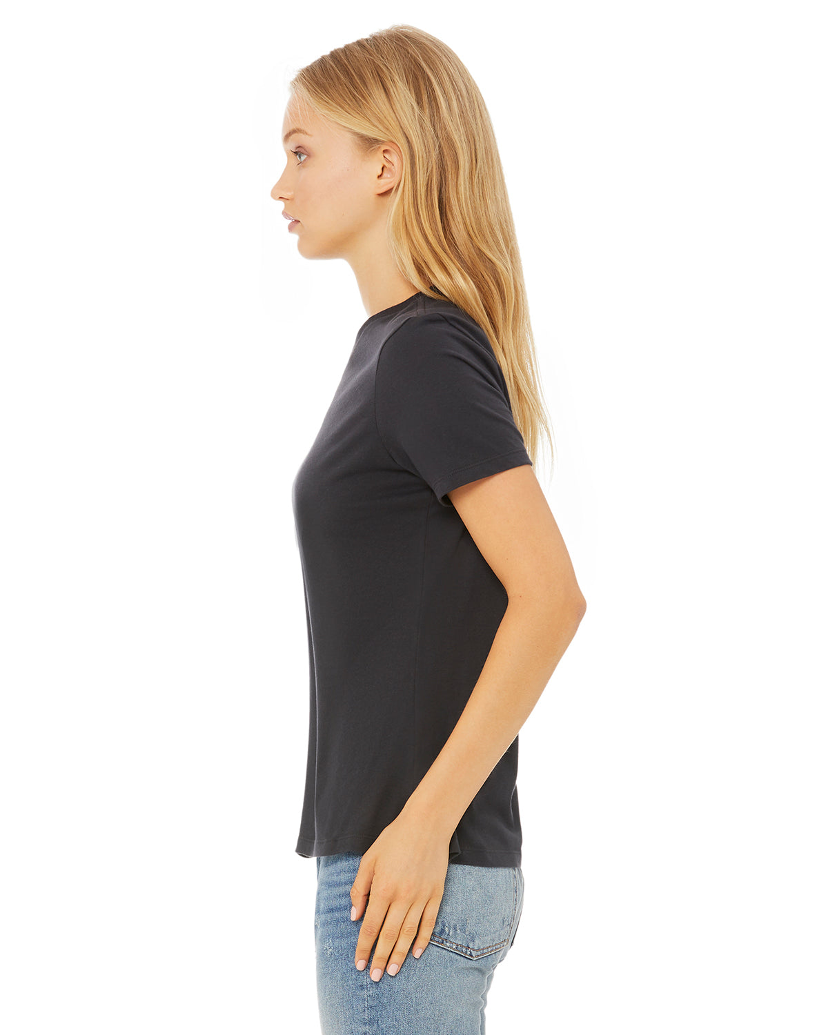 Women's Relaxed Jersey Short-Sleeve T-Shirt - Dark Gray