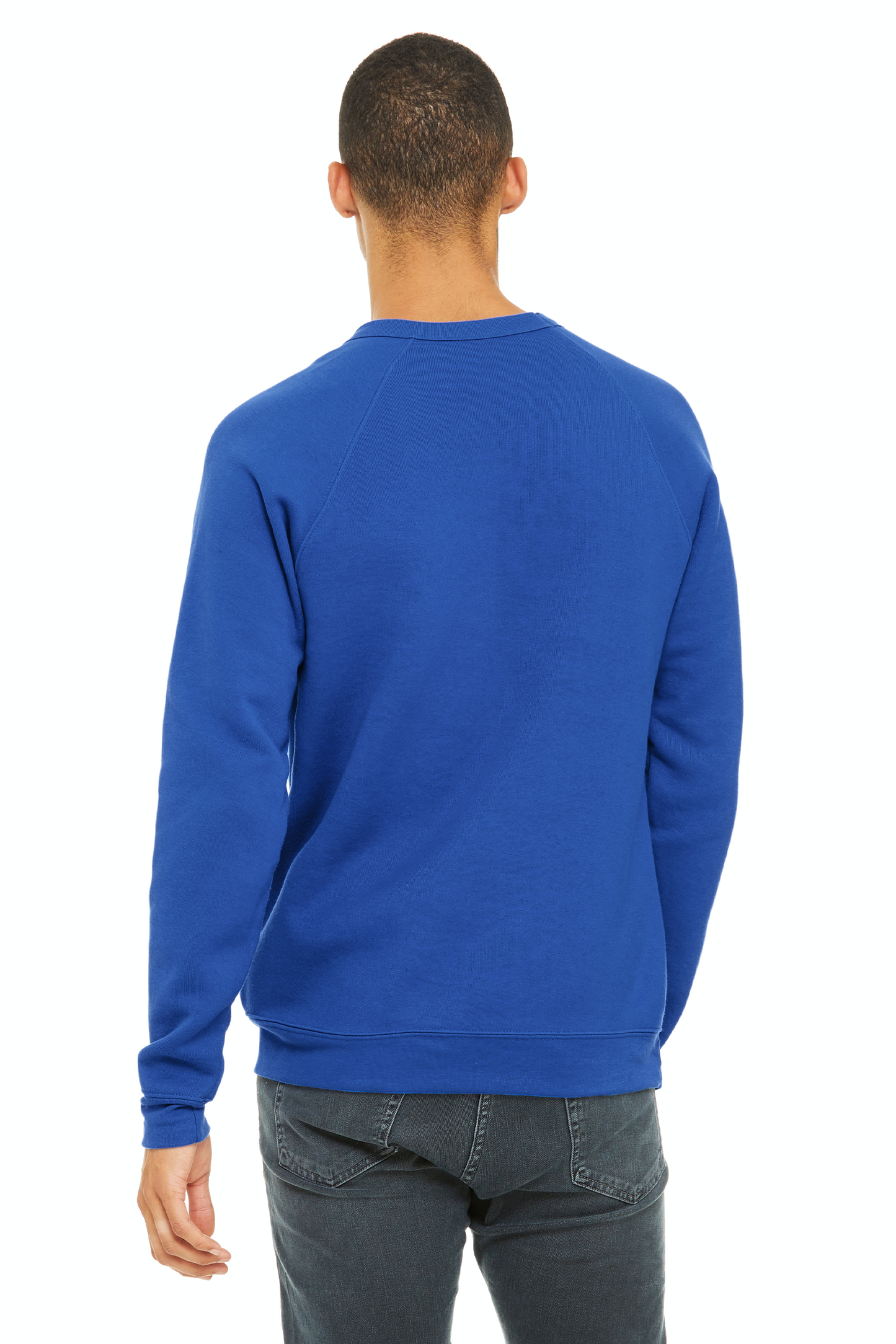 Unisex Sponge Fleece Raglan Sweatshirt - True Royal
