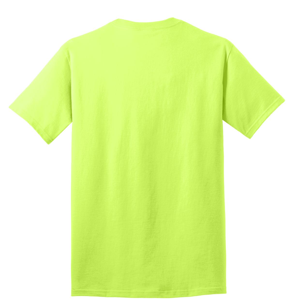 Unisex Core Cotton Tee - Neon Yellow
