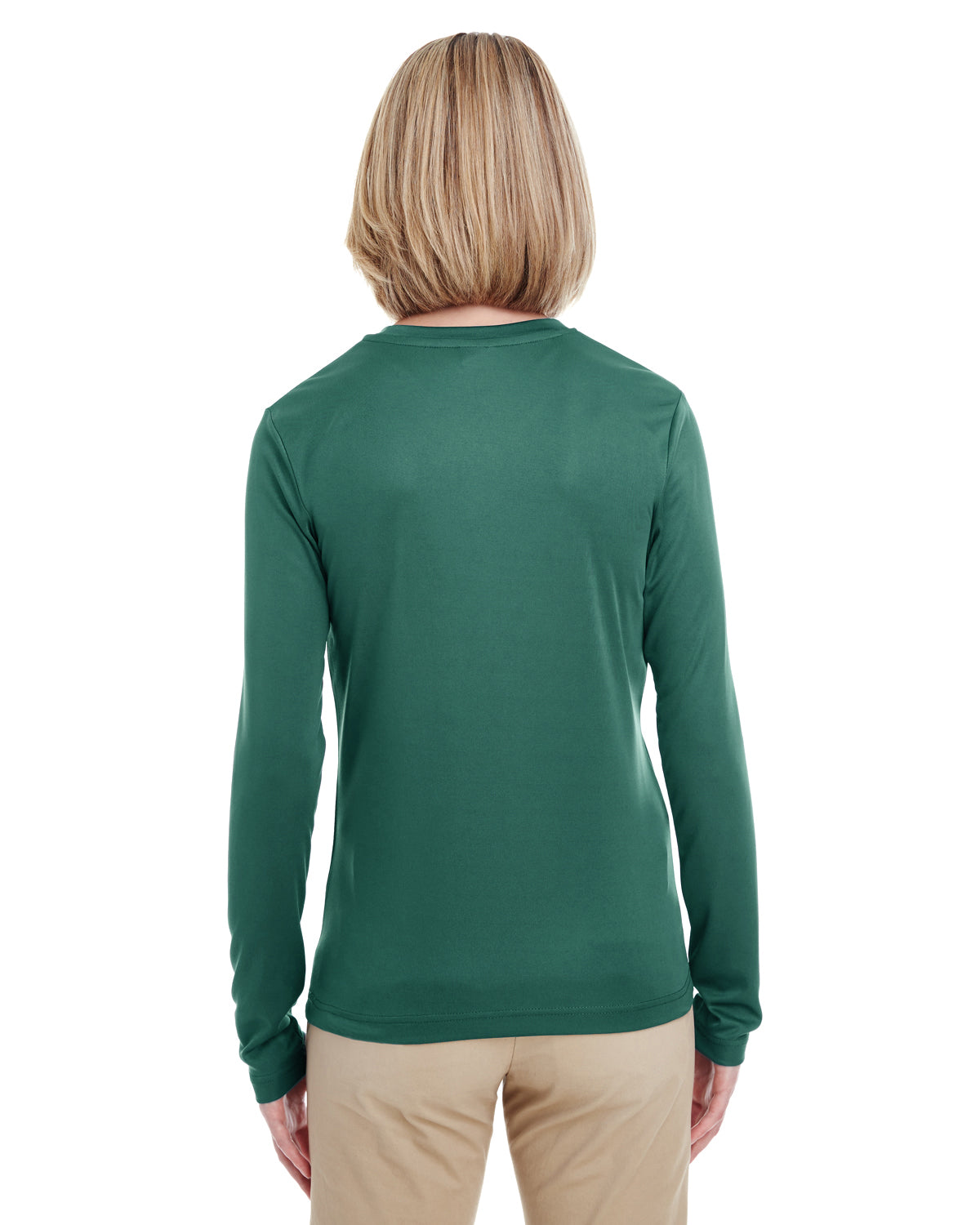 Women's Cool & Dry Performance Long-Sleeve Top - Forest Green