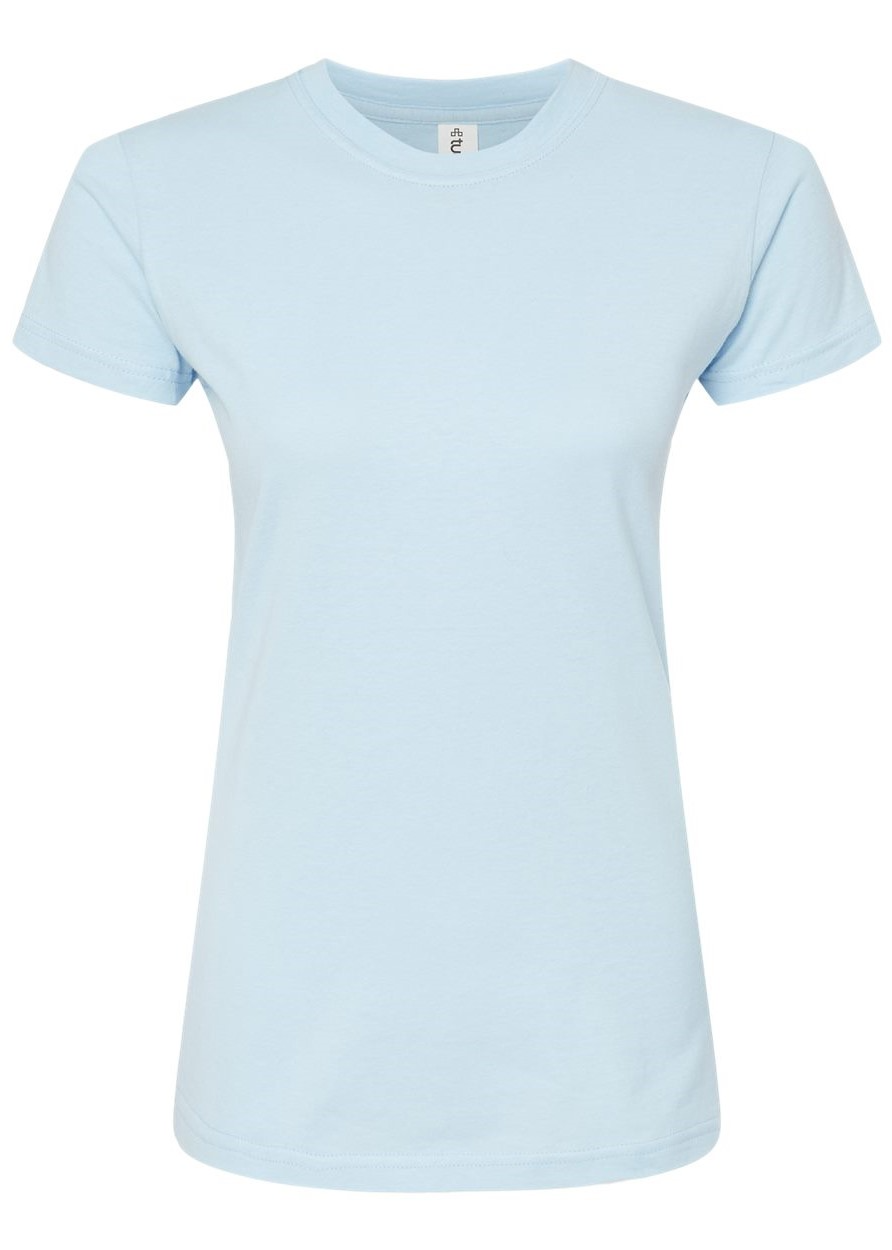 Women's Slim Fit Fine Jersey Tee - Baby Blue