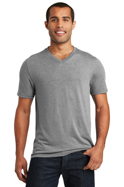 Unisex Perfect Tri V-Neck Tee - Gray Frost
