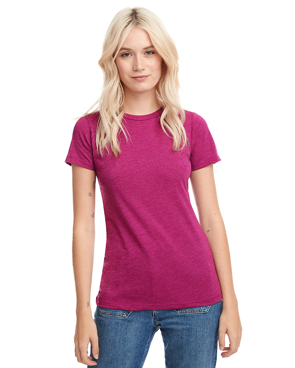Women's CVC T-Shirt - Raspberry