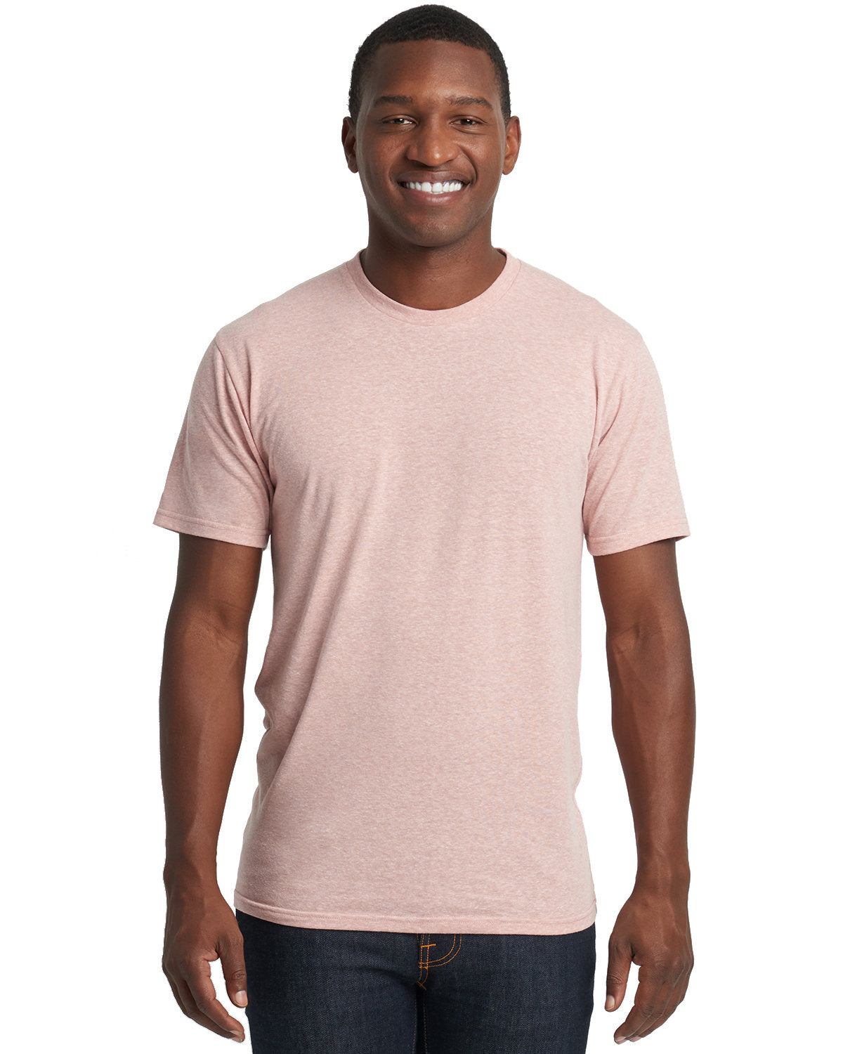 Unisex Triblend Crew - Desert Pink
