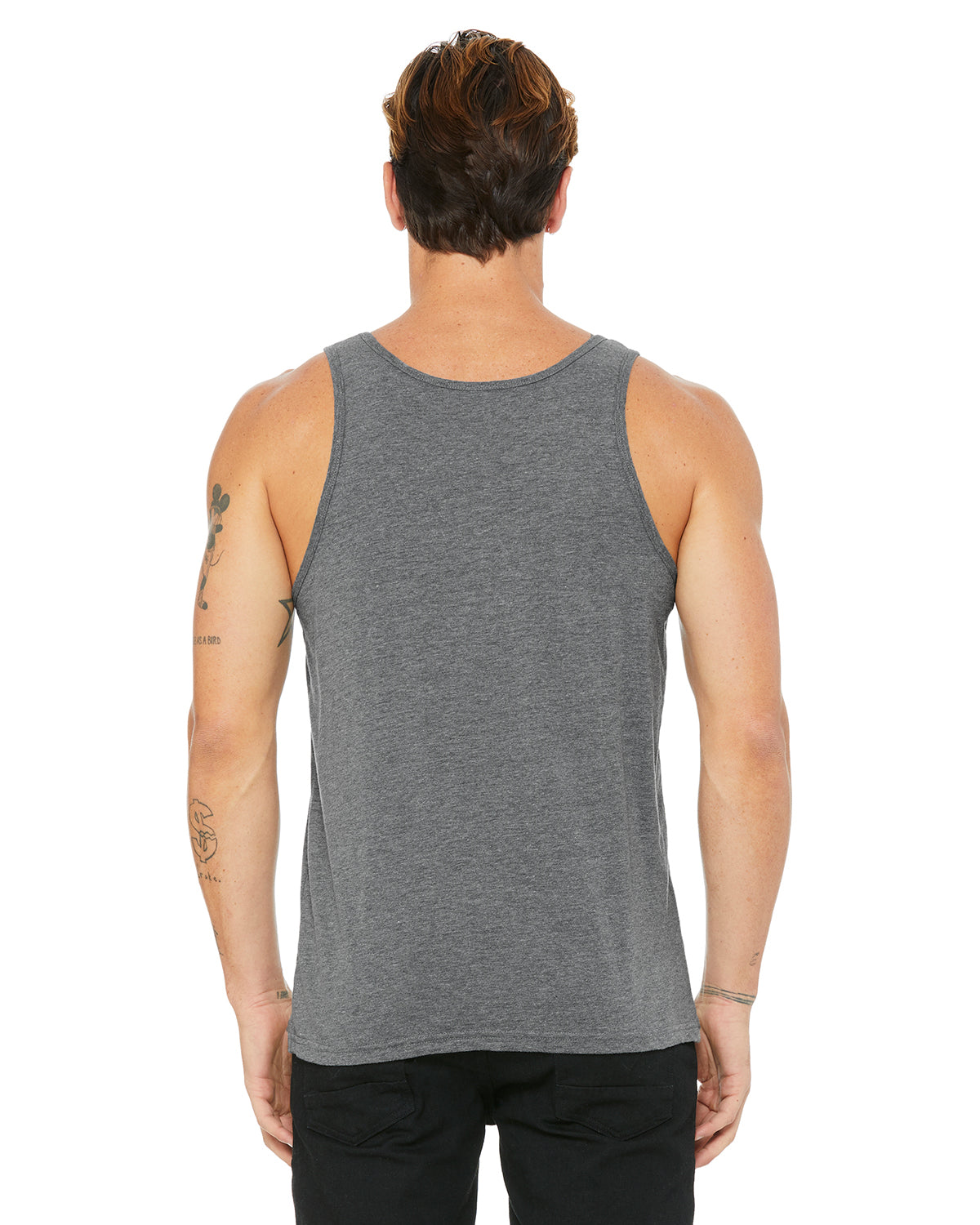 Unisex Heather CVC Tank - Heather Deep