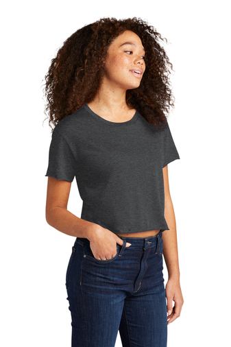 Women's Festival Cali Crop T-Shirt - Charcoal